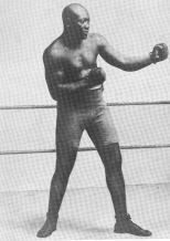 Boxer Jack Johnson early 1900s.